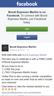 Bondi Espresso Martini – Win a Free Case of Bondi Espresso Martini