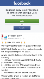 Boutique Baby – Win this Great Little Pack for Easter
