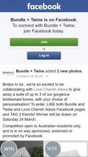 Bundle & Twine – Win Bridesmaid Boxes