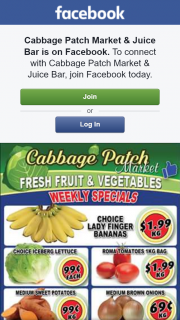 Cabbage Patch Markets – Win One of Two $25 Fruit and Veg Boxes this Week