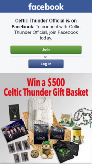 Celtic Thunder Official – Win It &#128521 (prize valued at $500)