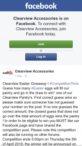 Clearview Accessories – Win You Must Like Our Facebook Page and Have Shared The Competition Post
