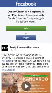 Dendy Coorparoo – Win a Double Pass to Q&a Kangaroo Special Screening