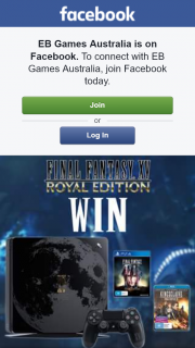 EB Games – Win a PS4 Console & Final Fantasy Pks