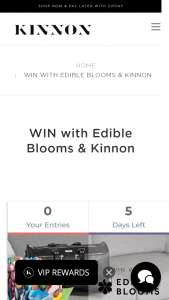 Edible Blooms – Win One of Three Prize Packs Valued at Over $500 Each Including a $450 Kinnon Luxe Leather Gift Card and an Edible Blooms Easter Bouquet (prize valued at $500)