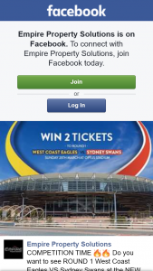 Empire Property Solutions FB – Win 2 Tickets