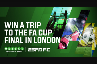ESPN – Win Tickets for You and a Mate to The Fa Cup Final (prize valued at $8,500)