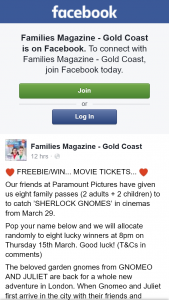 Families Magazine Gold Coast – Win Family Passes to See Sherlock Holmes