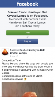 Forever Exotic Himalayan Salt Crystal Lamps – Win a 4-6kg Himalayan Salt Lamp With X3 Spare Oven Globes