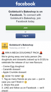 Goldeluck Bakeshop – Win a Mega Doughnut Pack