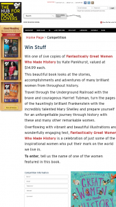 Good Reading Magazine – Win One of &#64257ve Copies of Fantastically Great Women Who Made History By Kate Pankhurst (prize valued at $14.99)