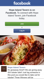 Hope Island Tavern – Win One of Six Lobster Tails