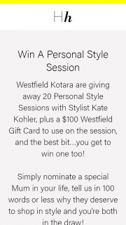 Hunter Hunter – Win a Personal Style Session (prize valued at $500)