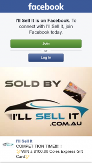I’ll Sell It – Win a $100.00 Coles Express Gift Card