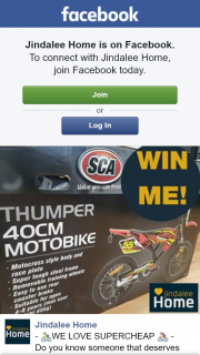 Jindalee Home – Win a Kids Motorbike Must Collect (prize valued at $109)