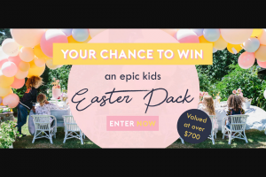 Lenzo – Win Your Easter Party Pack Featuring Sipahh (prize valued at $500)
