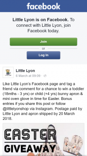 Little Lyon – Win a Toddler (18mths