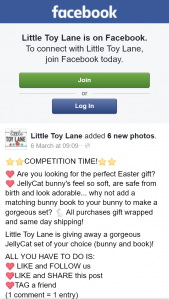 Little Toy Lane – Win a Jellycat Bunny