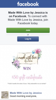 Made With Love by Jessica – Win $50 Instore Gift Voucher
