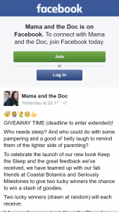 Mama and the Doc – Win a Stash of Goodies