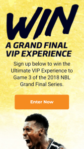 Melbourne United – Dreamstreet – Win an Nbl Grand Final Experience (prize valued at $3,269)