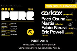 MyCityLife – Win a Double Pass to Pure 2018 Fill In The Entry Form