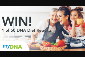 MyDNA – Win 1 of 50