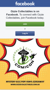 Ozzie collectables – Win a Mystery Eccc Exclusive Pop