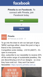 Pimelia – Win Our Last Pair of Grey ‘mira’ Earrings Either