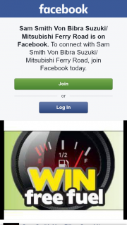 Sam Smith Von Bibra Suzuki- Mitsubishi Ferry Road – Win 1 of 2 $50 Fuel Vouchers (prize valued at $100)