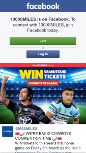 1300SMILES – Win Tickets to this Year’s First Home Game on Friday 9th March As The North Queensland Toyota Cowboys Play Against The Cronulla Sharks at 1300 Smiles Stadium