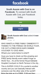 South Aussie With Cosi – Win a Eros Kafe Dinner Voucher