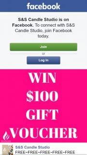 S&S Candle Studio – Win a $100 Gift Voucher