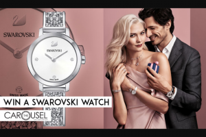 The Carousel – Win a Superb Cosmic Rock Watch By Swarovski (prize valued at $449)