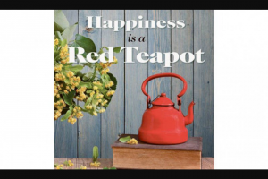 The Senior – Win a Copy Happiness Is a Red Teapot Book Different Comp to Newspaper One