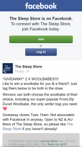 The Sleep Store – Win a Woolbabe for You & a Friend