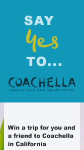 Various Radio stations – Win a Trip for You and a Friend to Coachella In California