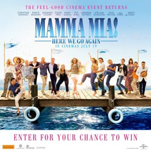 Greenwood Plaza North Sydney – Mumma Mia – Win 1 of 10 double passes PLUS a DVD of the first Mamma Mia movie