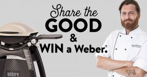 Peppercorn Food Comany – Win 1 of 2 Weber Family Qs valued at $739 each