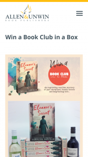 Allen & Unwin – Win a Book Club In a Box (prize valued at $350)