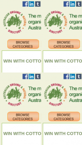 Australian Organic & Natural Directory – Win a ‘this Is Cottons’ Pack From Cottons