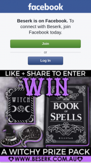 Beserk – Win a Witchy Prize Pack From Wwwbeserk&#9733 Just Like & Share The Pic to Enter