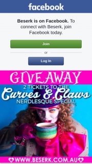 Beserk – Win &#9733 2 Tickets to The Curves & Claws