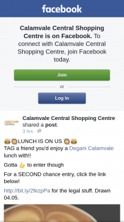 Calamvale Central – Win a Lunch at Degani Calamvale