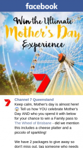 Channel 7 Qld – Win a Family Pass to The Wheel of Brisbane