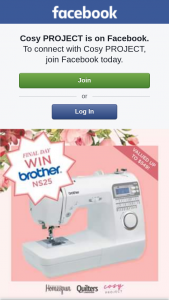Cosy Project – Prize Is From Our Friends at Brother Australia (prize valued at $549)