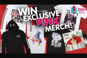 2DAYFM – Win Official Pnk Merch Ahead of Her Beautiful Trauma World Tour (prize valued at $340)