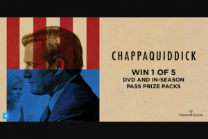 Dendy – Win a Selection of Bipoics on DVD and a Double Pass to Chappaquiddick