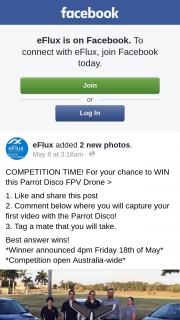 eFlux – Win this Parrot Disco Family Passv Drone >