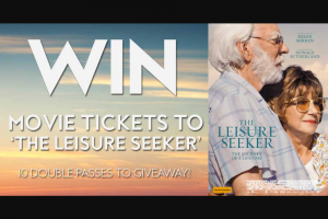 Fashion Weekly – Win a Double Pass to The New Film ‘the Leisure Seeker’.